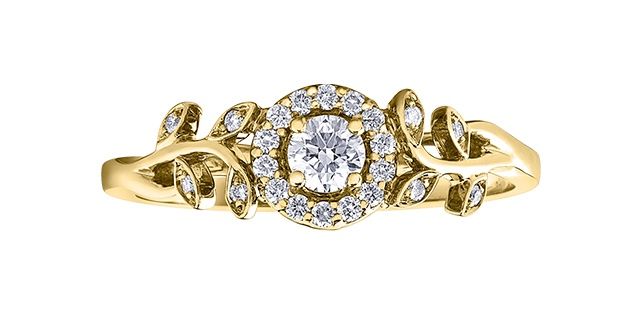 I Am Canadian 10KY .25TW Diamond Engagement Ring R30928
