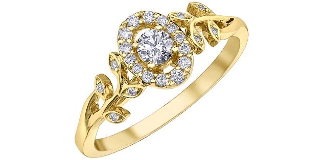 I Am Canadian 10KY .28TW Diamond Engagement Ring R31143