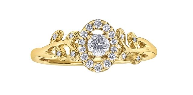 I Am Canadian 10KY .28TW Diamond Engagement Ring R31143