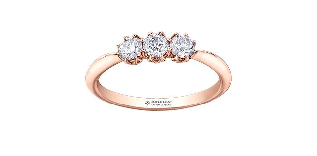 Maple Leaf 14KR .50TW Diamond Band R30929 Eternal Flames