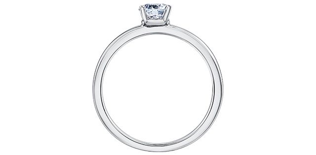 Maple Leaf 18KPD 0.50TW Diamond Engagement Ring R10129 Solitaires