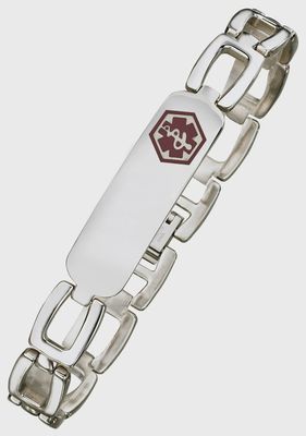 Alpine Stainless Steel Medical ID Bracelet SB724MED
