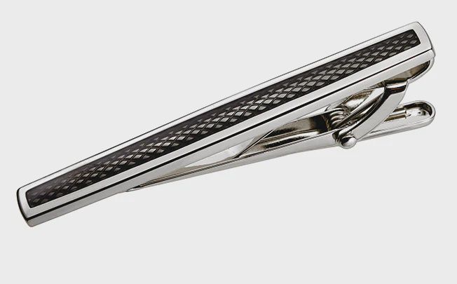 Alpine Tie Bar with Black Stripe ST42