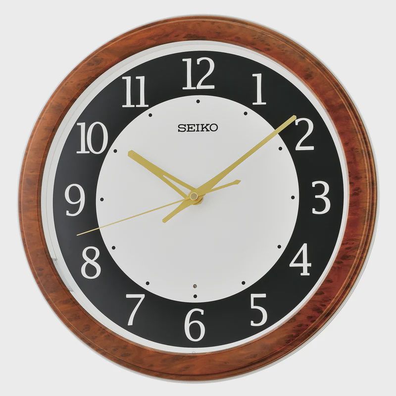 Seiko Metal Wall Clock QXA788ZN