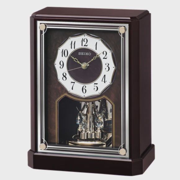 Seiko Mantle Clock Wood QXN233BN