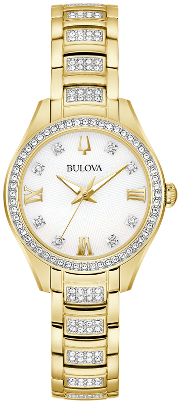 Bulova Crystal Ladies Watch 98L306