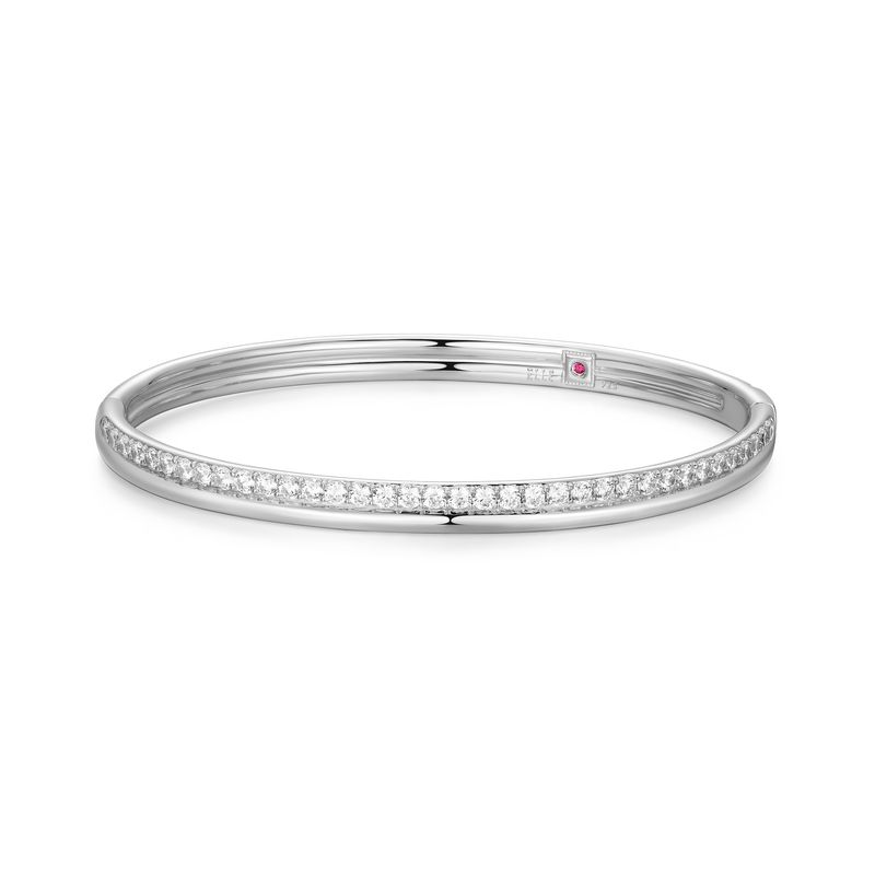 ELLE Sterling Silver Goddess Bangle Bracelet R1LAPS009R