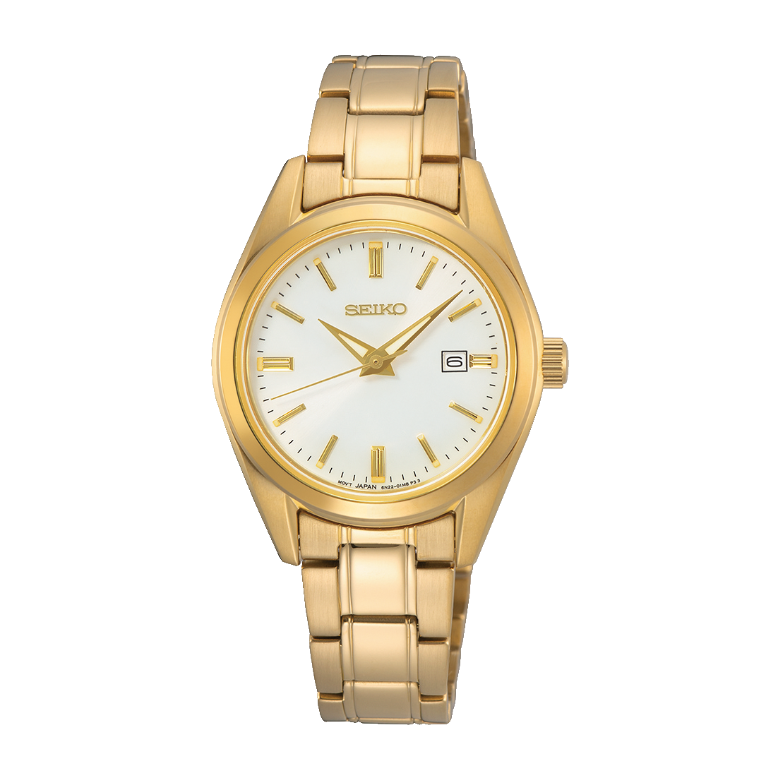 Seiko Essentials Gold Ladies Watch  SUR632P1