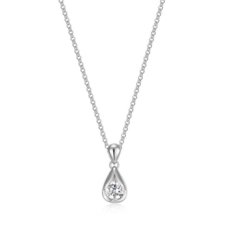 ELLE Sterling Silver Tulip Necklace R0LC1A0046