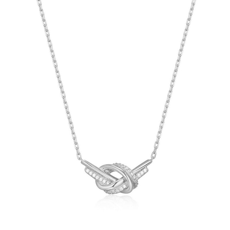 ELLE Sterling Silver Unity Knot Necklace R0LC110046