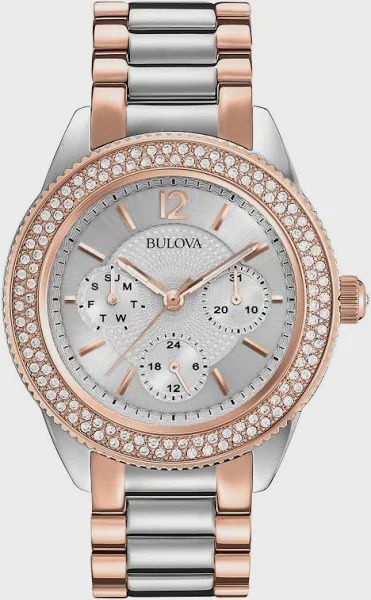 Bulova Crystal Ladies Watch 98N100