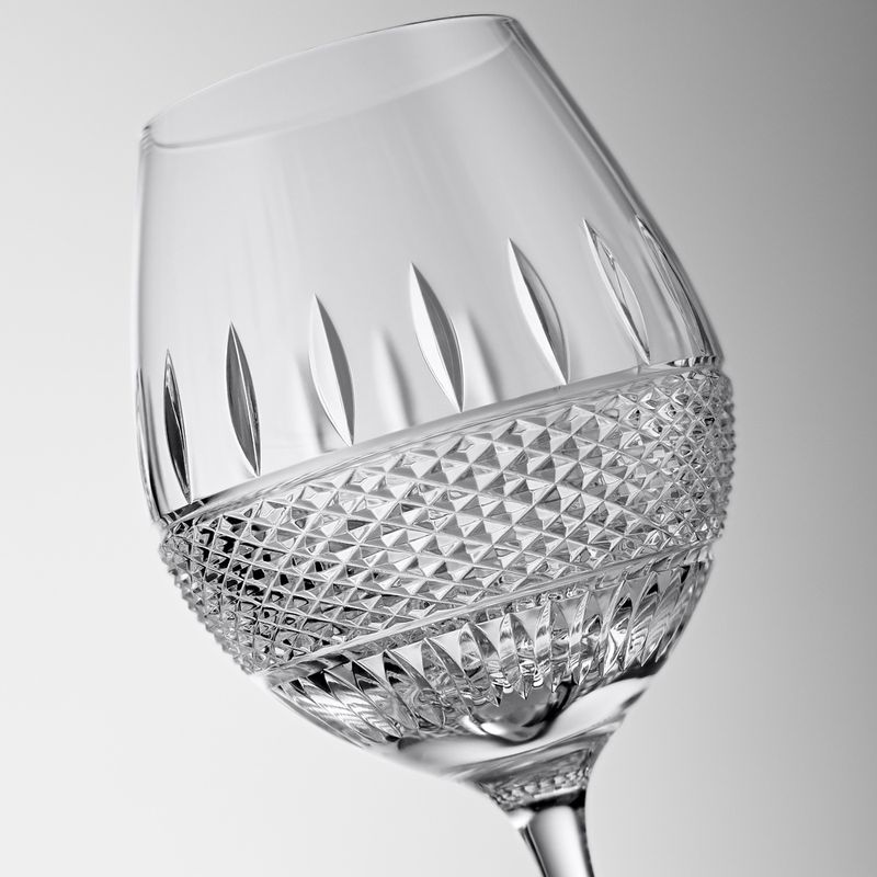 Irish Lace Red Wine 19oz set of 2 Waterford Mastercraft
