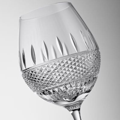 Irish Lace Red Wine 19oz set of 2 Waterford Mastercraft