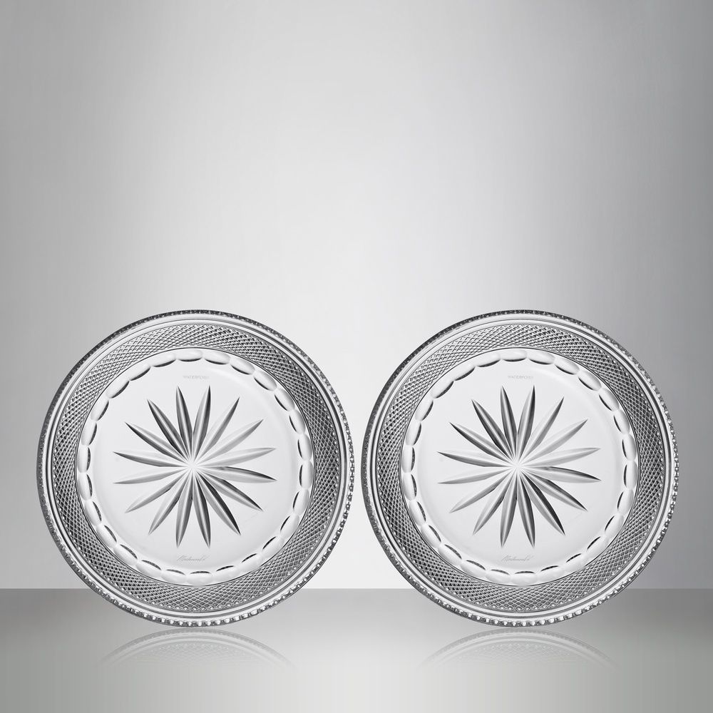 Heritage Rossmore Plate set of 2 Waterford Mastercraft