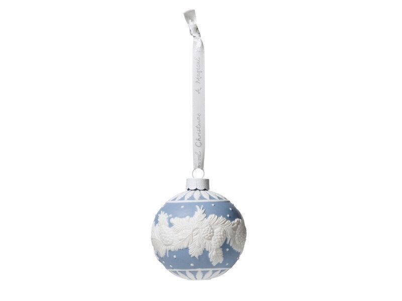 Wedgwood Ornament Winter Pine Bauble