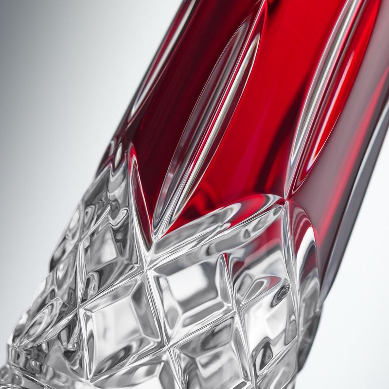 Lismore Red Bud Vase 7" Waterford