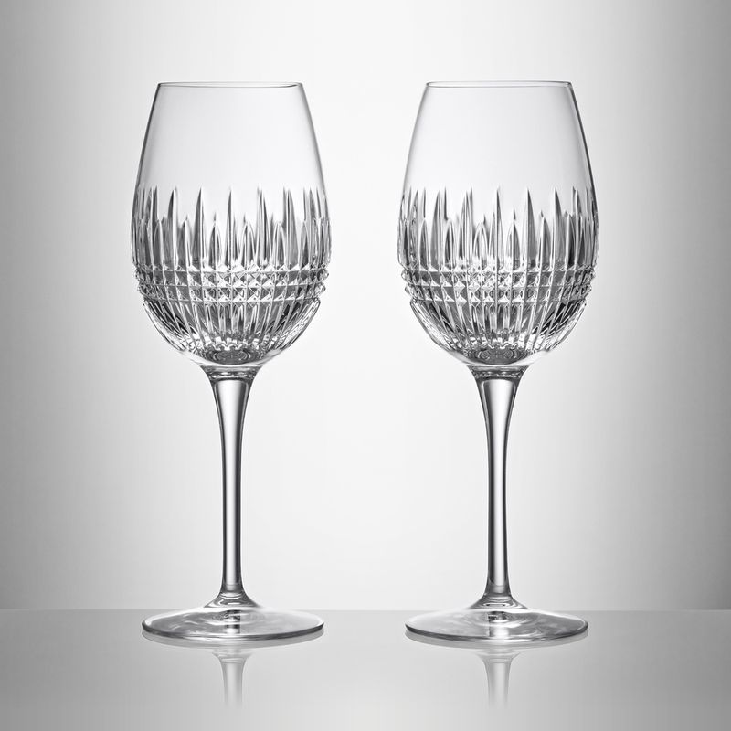 Lismore Diamond Essence Goblet 22oz set of 2 Waterford