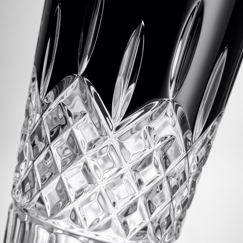 Lismore Black Vase 10" Waterford