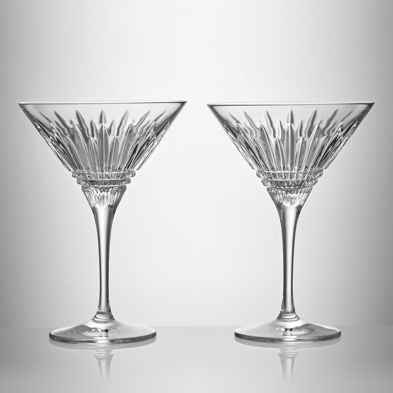 Lismore Diamond Martini 8oz set of 2 Waterford