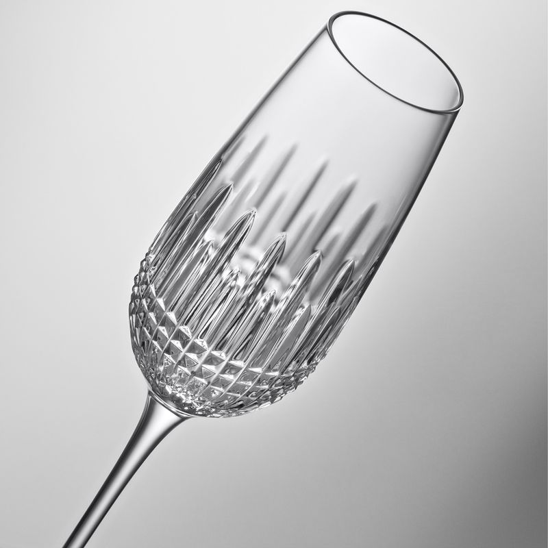 Lismore Diamond Essence Flute 10.5oz set of 2 Waterford