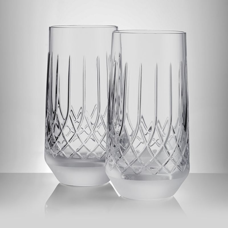 Lismore Arcus Hiball 15oz set of 2 Waterford