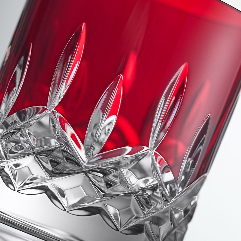 Lismore  Red Tumbler Straight 6oz set of 2 Waterford