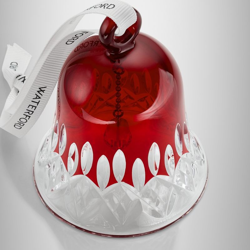 Lismore Bell Red Ornament Waterford