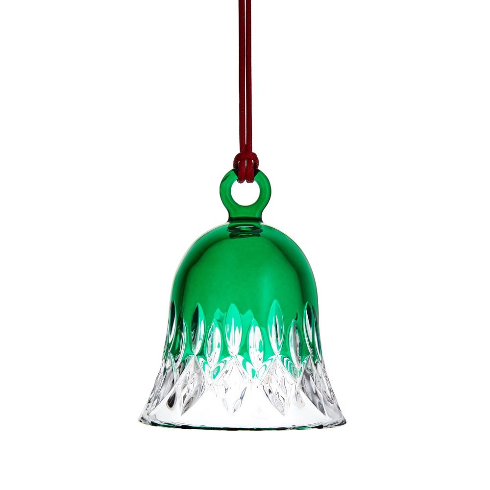 Lismore Bell Emerald Ornament Waterford