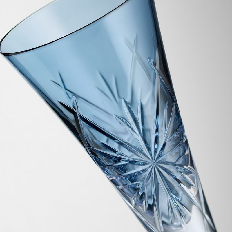 Winter Wonders Flute Snowflakes Colour Icy Blue Waterford