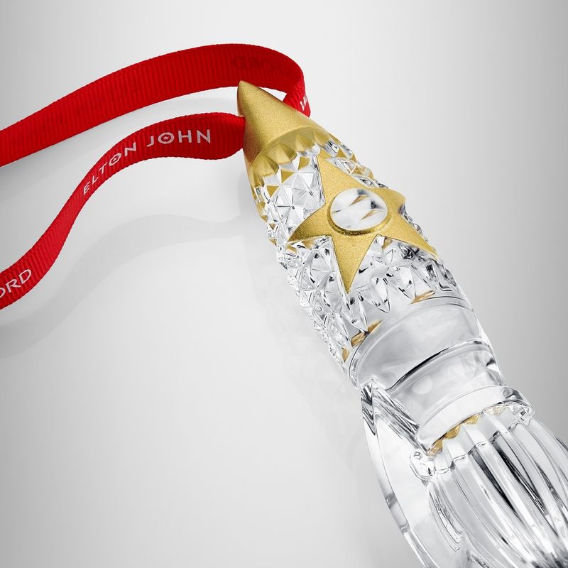 Elton John Rocket Ornament Waterford