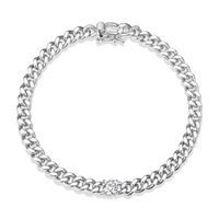 REIGN Bracelet Sterling  - Curb R1AAMH0000