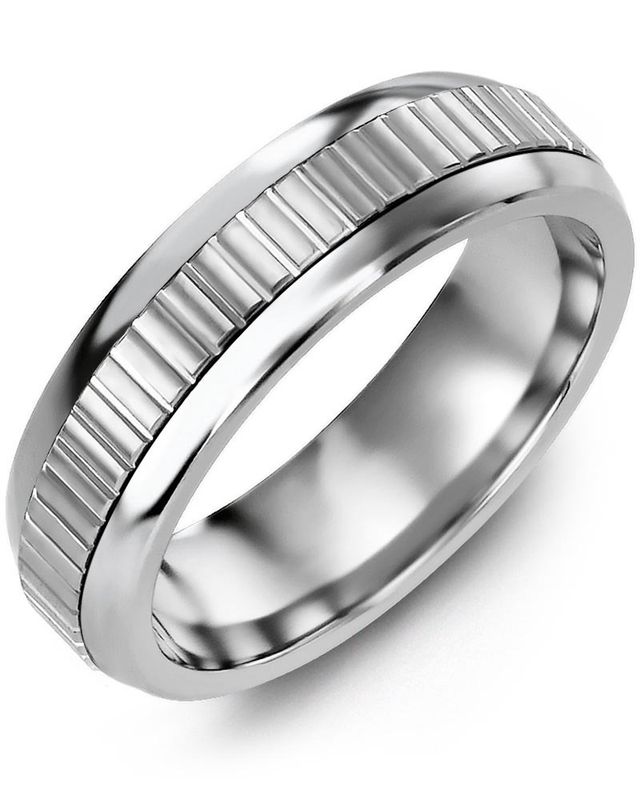 Madani Cobalt &amp; 10K Rose Gold Ring 6.5mm