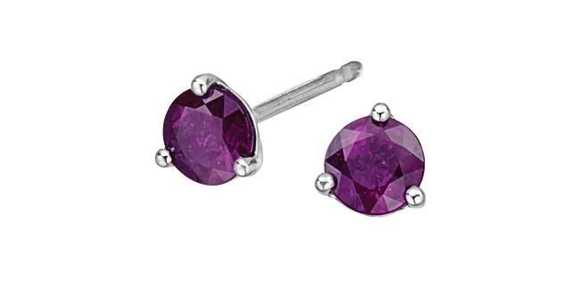 Corona Amethyst 10KW Gemstone Earrings EE2956
