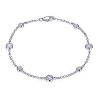 REIGN Bracelet Sterling Round Bezel R1A6EW9722
