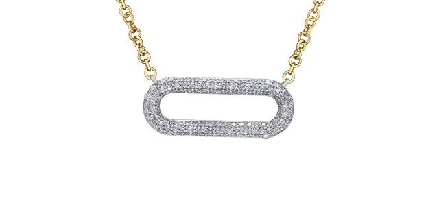Diamond Envy 10KWY .66TW Necklace NN375