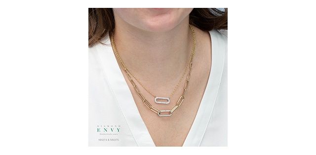 Diamond Envy 10KWY .66TW Necklace NN375