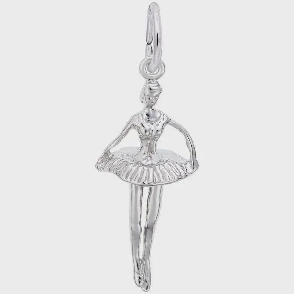 Nuco Charm Sterling - Pointed Toes Ballet Dancer