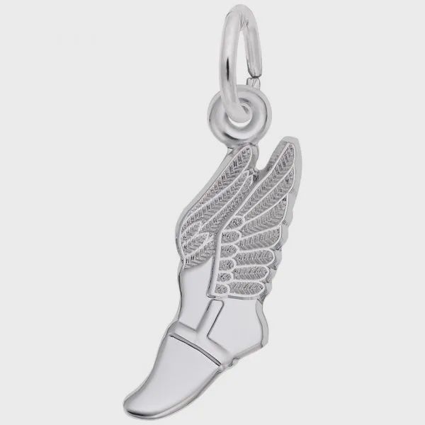 Nuco Charm Sterling - Winged Shoe