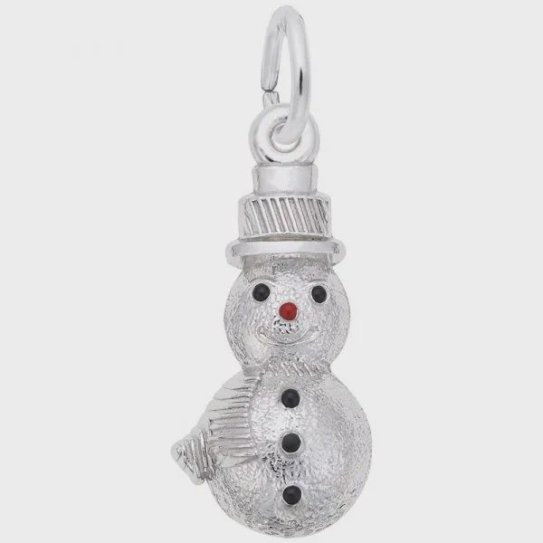 Nuco Charm Sterling - Snowman