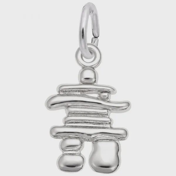 Nuco Charm Sterling - Small Inukshuk