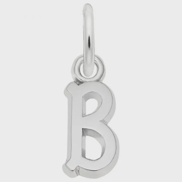 Nuco Charm Sterling - Initial B
