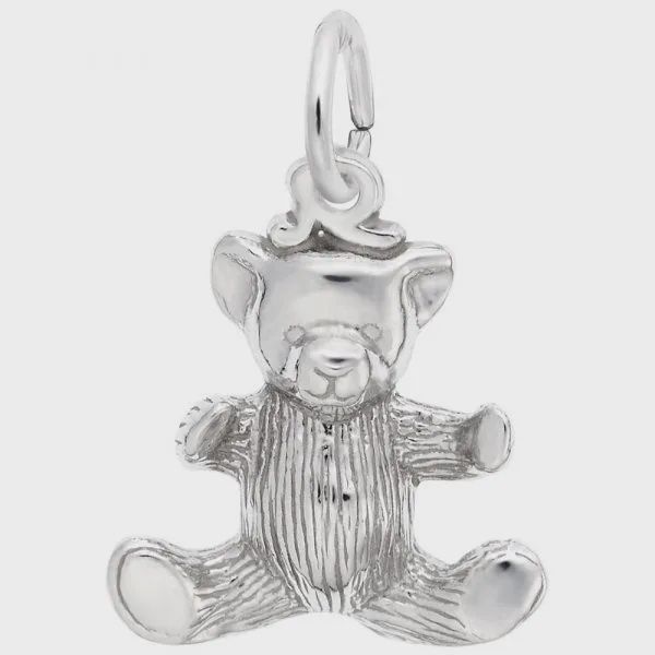 Nuco Charm Sterling - Small Teddy Bear