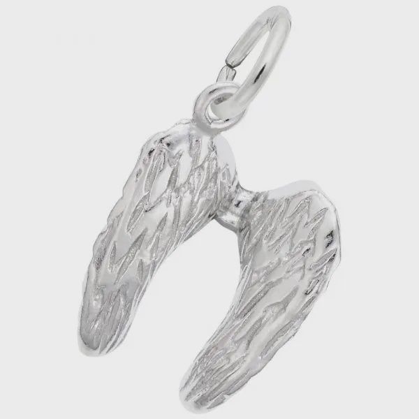 Nuco Charm Sterling - Small Angel Wings