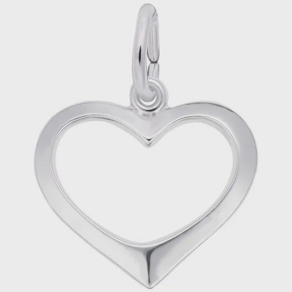 Nuco Charm Sterling - Open Heart