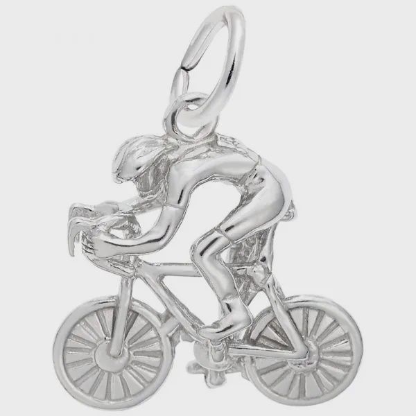 Nuco Charm Sterling - Racing Cyclist