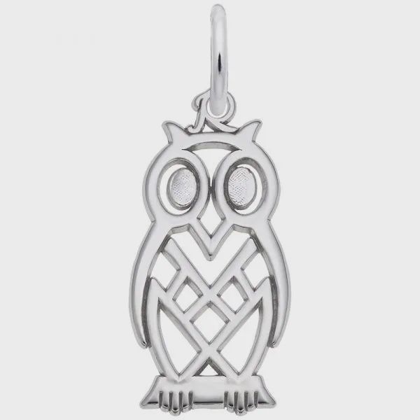 Nuco Charm Sterling - Owl