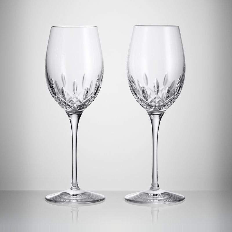 Lismore Essence White Wine 11.5oz set of 2 Waterford