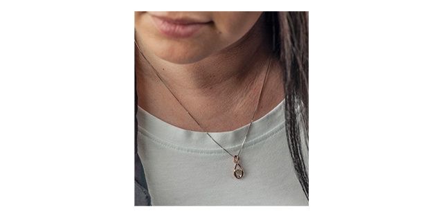 Pulse Diamond 10KR .03TW Necklace PP3396