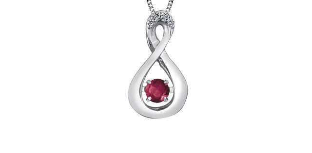 Corona Pulse Ruby 10KW Necklace PP3242