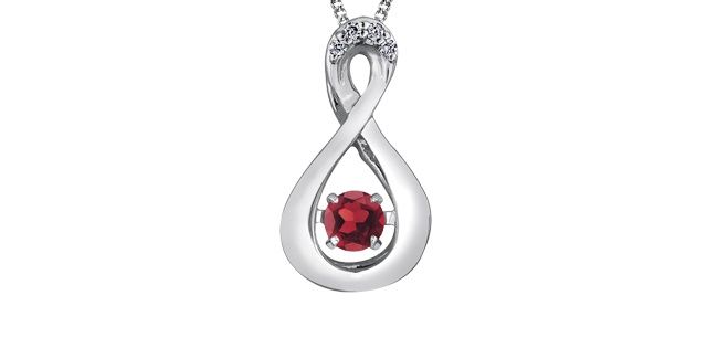 Corona Pulse Garnet 10KW Necklace PP3242